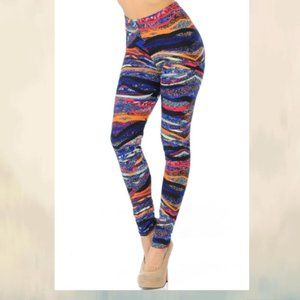 COLORFUL BANDS LEGGINGS
